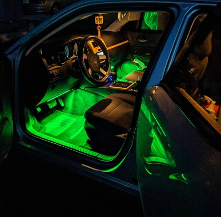 Wireless Footwell RGB Lights (Rechargeable)